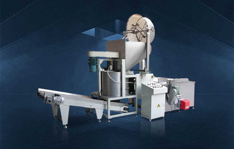 Continuous Fully Automatic Snack Frying Machine